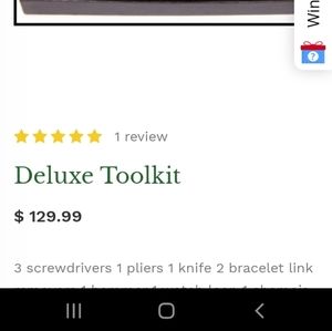 Croton Deluxe watch tool repair kit